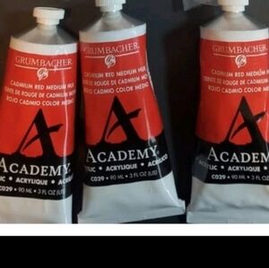 Grumbacher Academy Acrylic Paint Set Of 3